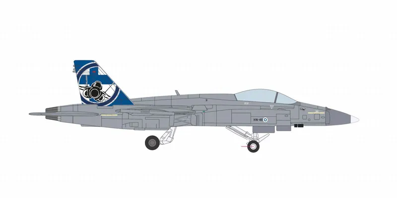 574211 Herpa Finnish Air Force / フィンランド空軍 F/A-18C HN-411 第11戦闘飛行隊 ロヴァニエミ基地 デモチーム 1:200 予約