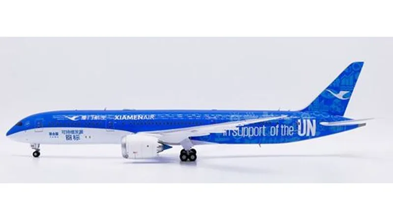LH2472 JC WING Xiamen Airlines / 厦門航空/アモイ航空 in support of the UN 787-9 B-1356 スタンド付 1:200 予約