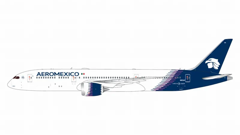 GJAMX2414 GEMINI JETS Aeromexico / アエロメヒコ B787-9 N815AM 1:400 予約