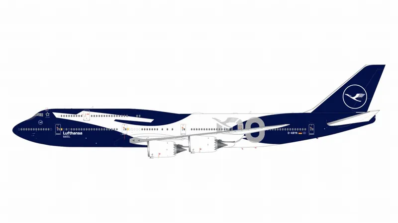 G2DLH1513 GEMINI 200 Lufthansa / ルフトハンザドイツ航空 B747-8 D-ABYN "100" livery スタンド付 1:200 予約