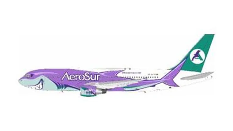 7625L0326 IN Flight200 AeroSur / アエロスール航空 767-200ER CP-2659 スタンド付き 1:200 予約