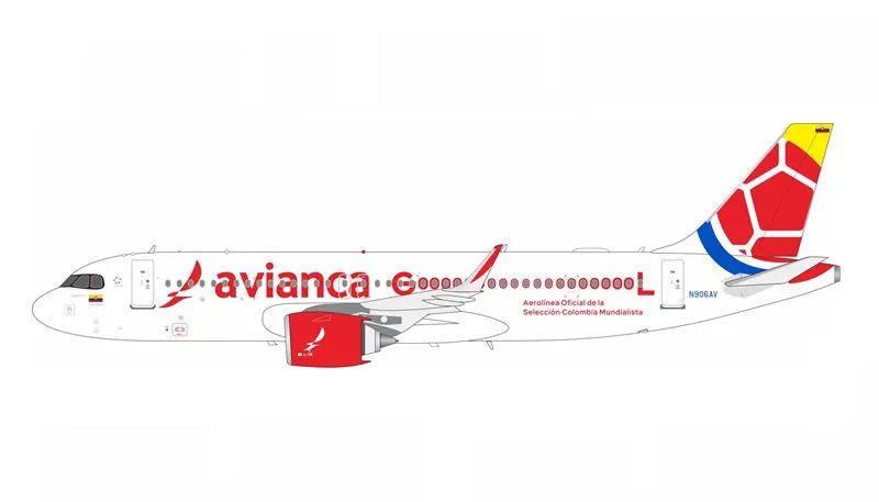 320AV1026 IN Flight200 AVIANCA / アビアンカ航空 A320-200N N906AV スタンド付き 1:200 予約