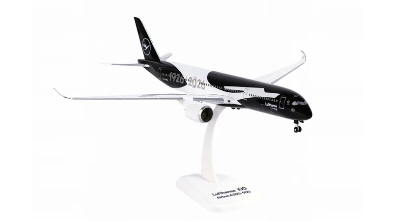 DLH034 Hogan LIMOX Lufthansa / ルフトハンザドイツ航空 100th Anniversary A350-900 D-AIXL 組立式 スナップインモデル ランディングギア付 プラスチック製スタンド付 1:200 予約