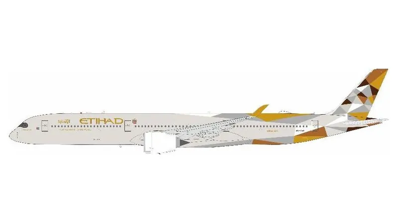 350XEY1126 IN Flight200 Etihad Airways / エティハド航空 A350-1000 A6-XWF スタンド付き 1:200 予約