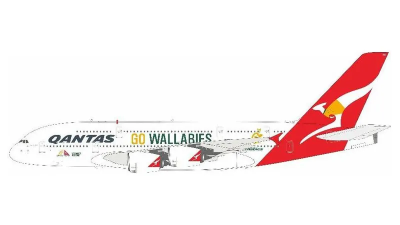 380QF0926 IN Flight200 Qantas Airways / カンタス航空 A380 VH-OQH スタンド付き 1:200 予約