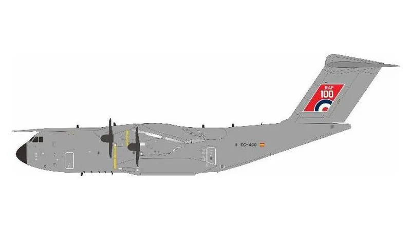 IF400EC400 IN Flight200 Royal Air Force/RAF / イギリス空軍 A400M EC-400 スタンド付き 1:200 予約