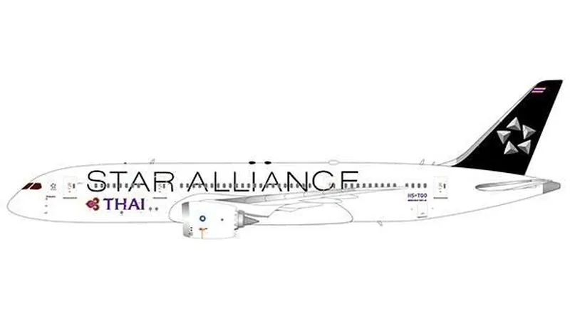 LH4459 JC WING Thai Airways / タイ国際航空 Star Alliance 787-8 HS-TQO 1:400 予約