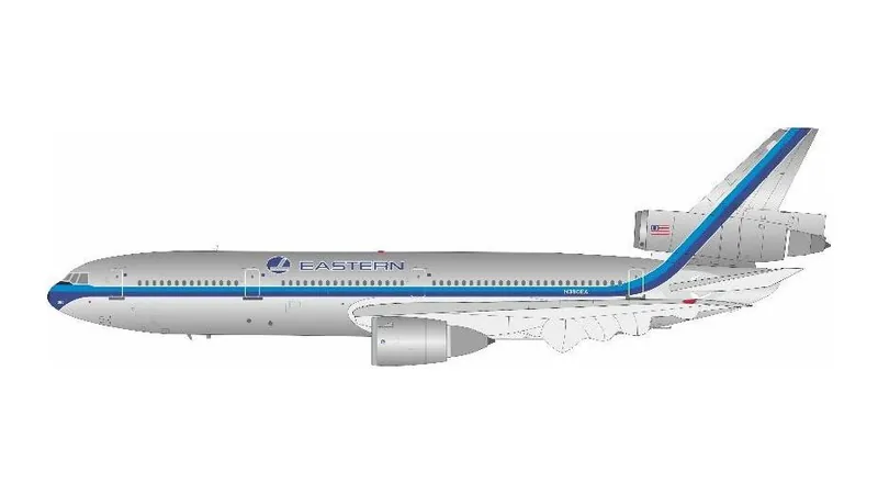 103EA1026P IN Flight200 Eastern Air Lines / イースタン航空 DC-10-30 N390EA スタンド付き 1:200 予約