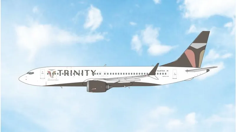 12141 Phoenix Trinity Airways / トリニティ航空 737 max8 HL8754 1:400 予約