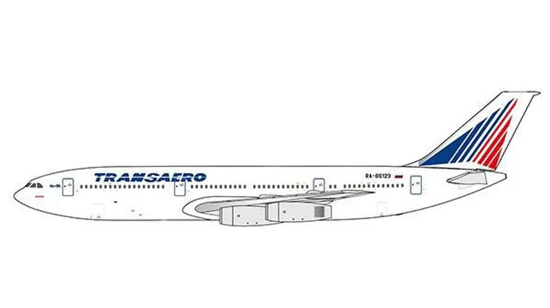 XX40413 JC WING Transaero / トランスアエロ航空 IL-86 RA-86123 1:400 予約