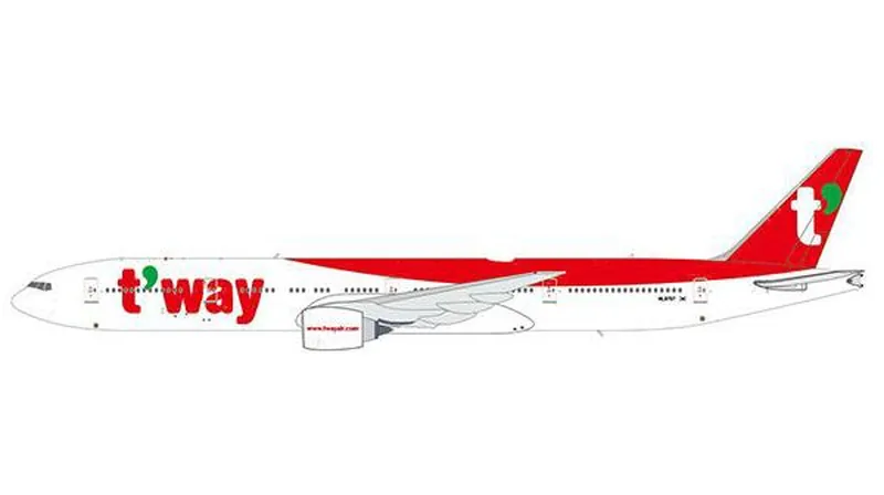 XX40681 JC WING T’way Air / ティーウェイ航空 777-300ER HL8707 1:400 予約